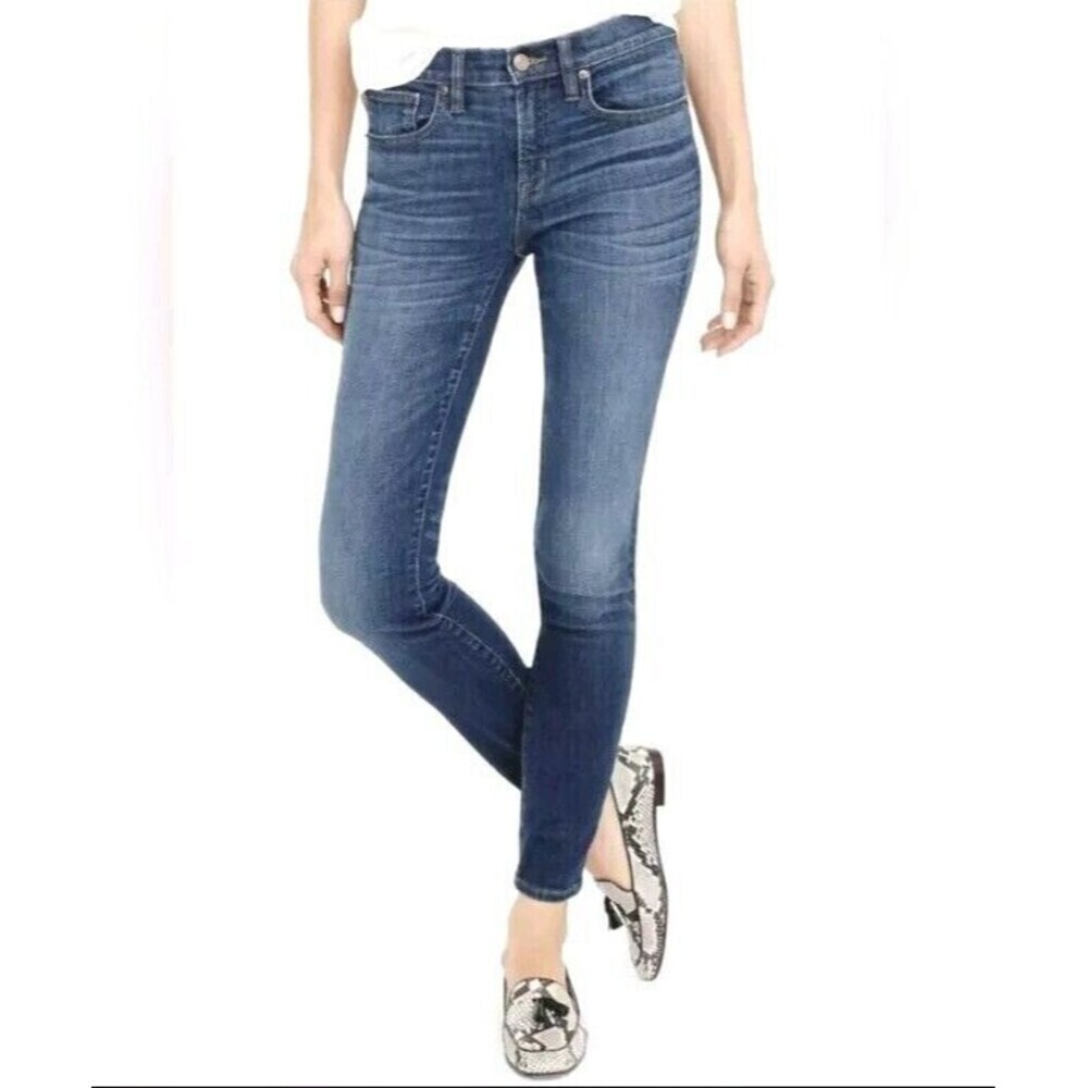 J Crew Toothpick Jeans Blue Medium Wash Size‎ 27 Ankle